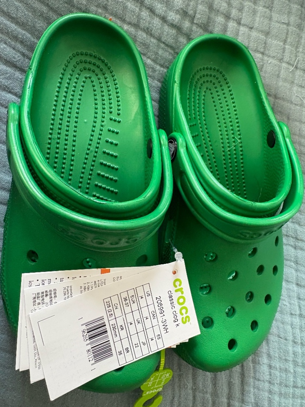 New Crocs size J4